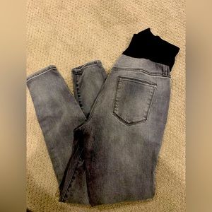 Gray Maternity Jeans